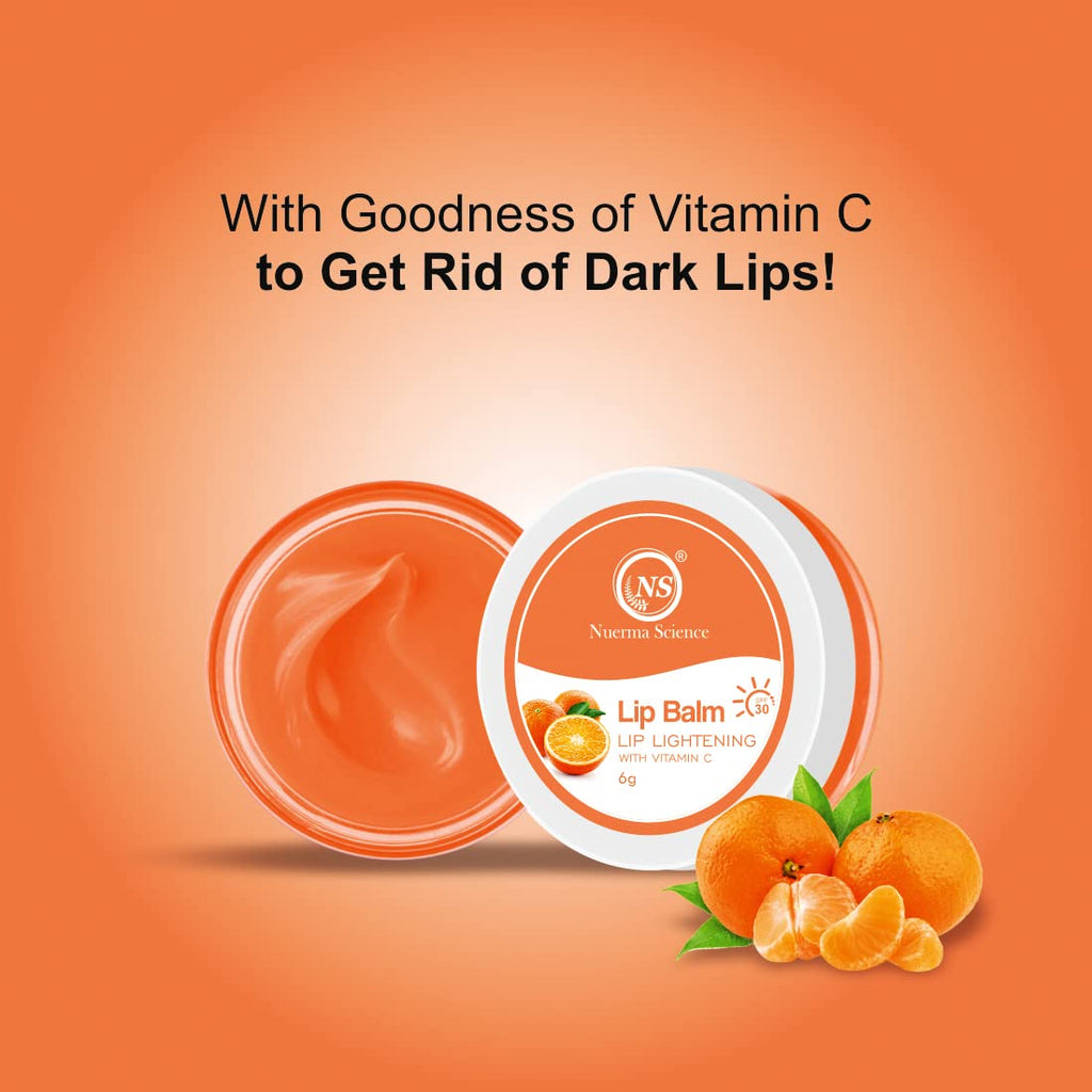 Nuerma Science Vitamin C Lip Balm | Nourishing, Hydrated & Soft Lips | Grocsy