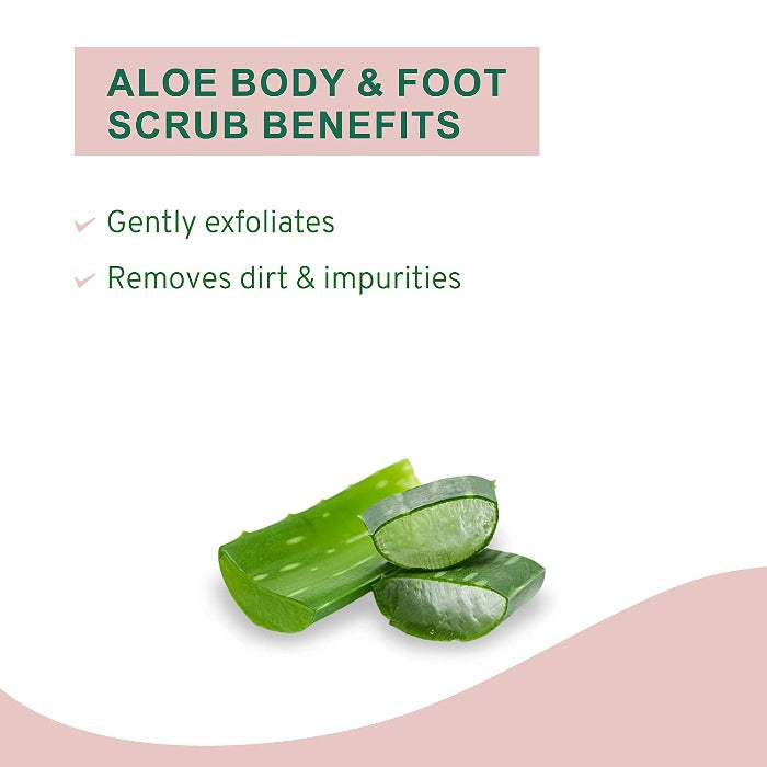 Vitro Naturals Aloe Body & Foot Scrub | Grocsy