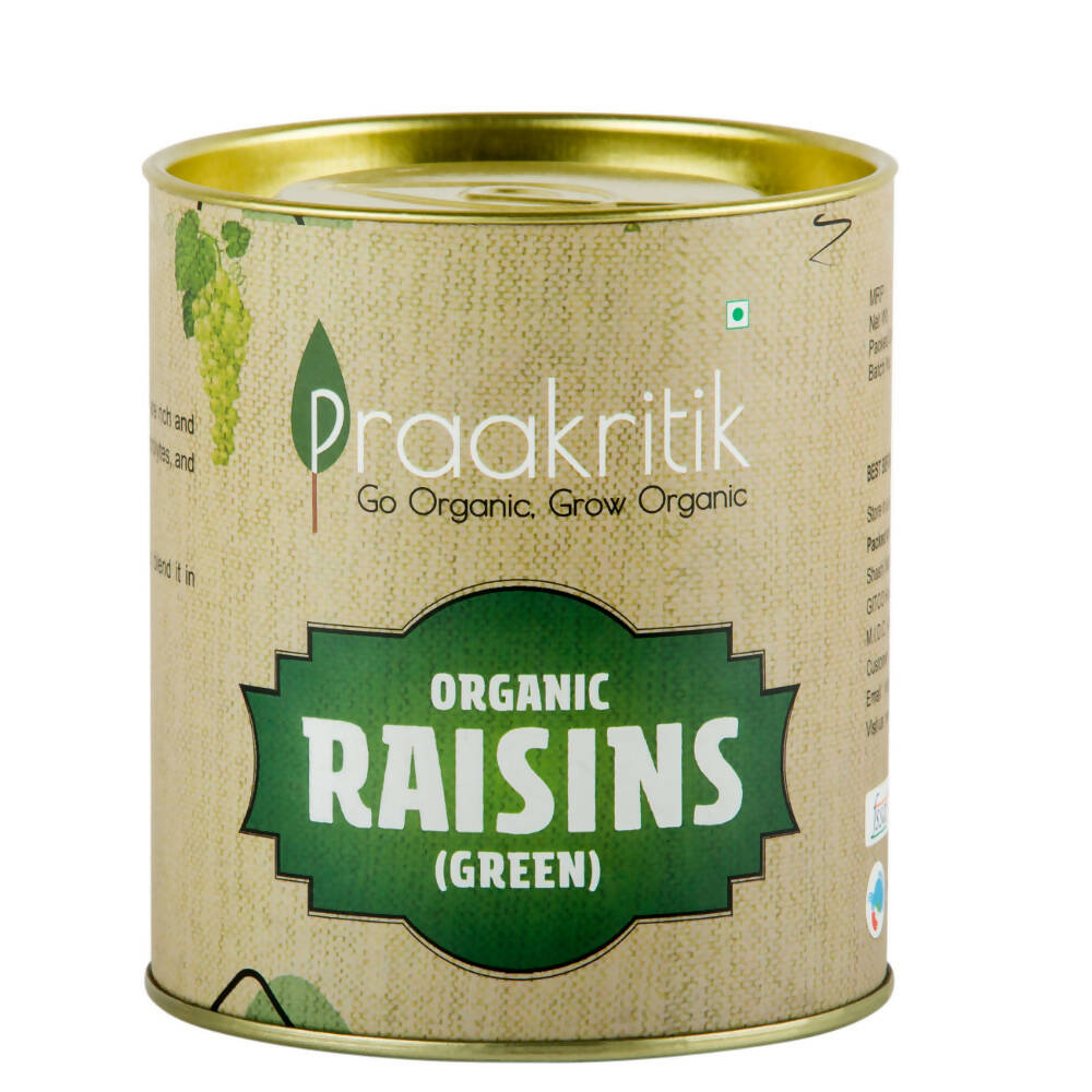 Praakritik Organic Green Raisins | Grocsy