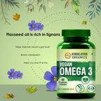 Himalayan Organics Vegan Omega 3 Vegetarian Capsules | Grocsy