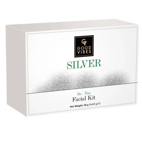 Good Vibes De-Tan Facial Kit - Silver | Grocsy