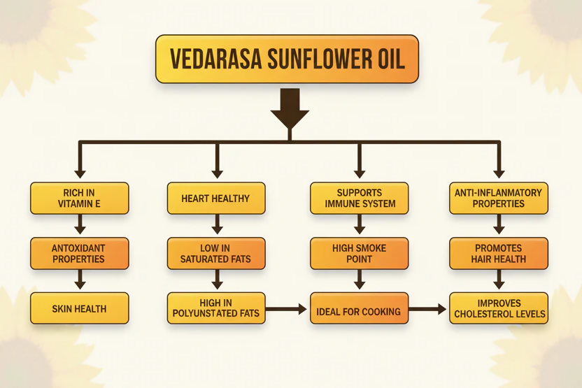 VedaRasa Sunflower Oil | Grocsy