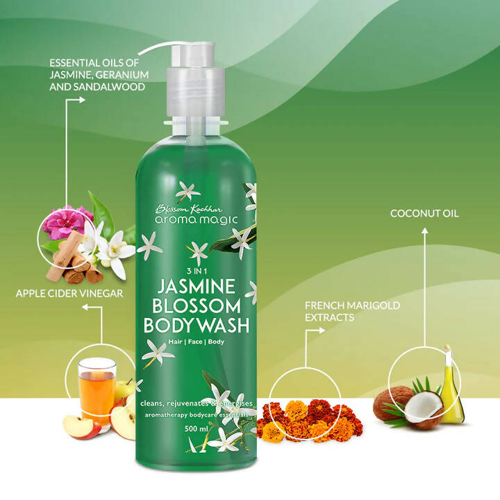 Blossom Kochhar Aroma Magic 3In1 Jasmine Blossom Bodywash | Grocsy