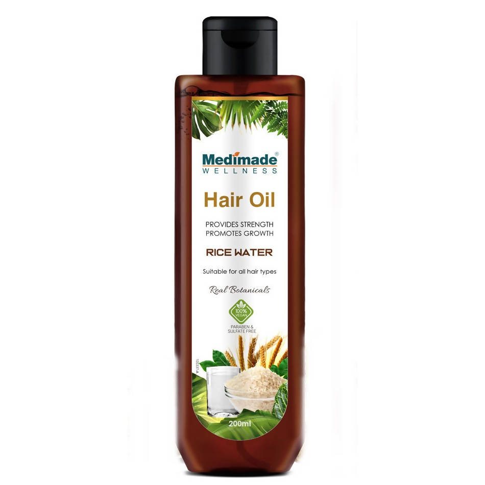 Medimade Wellness Rice Water Hair Oil | Grocsy