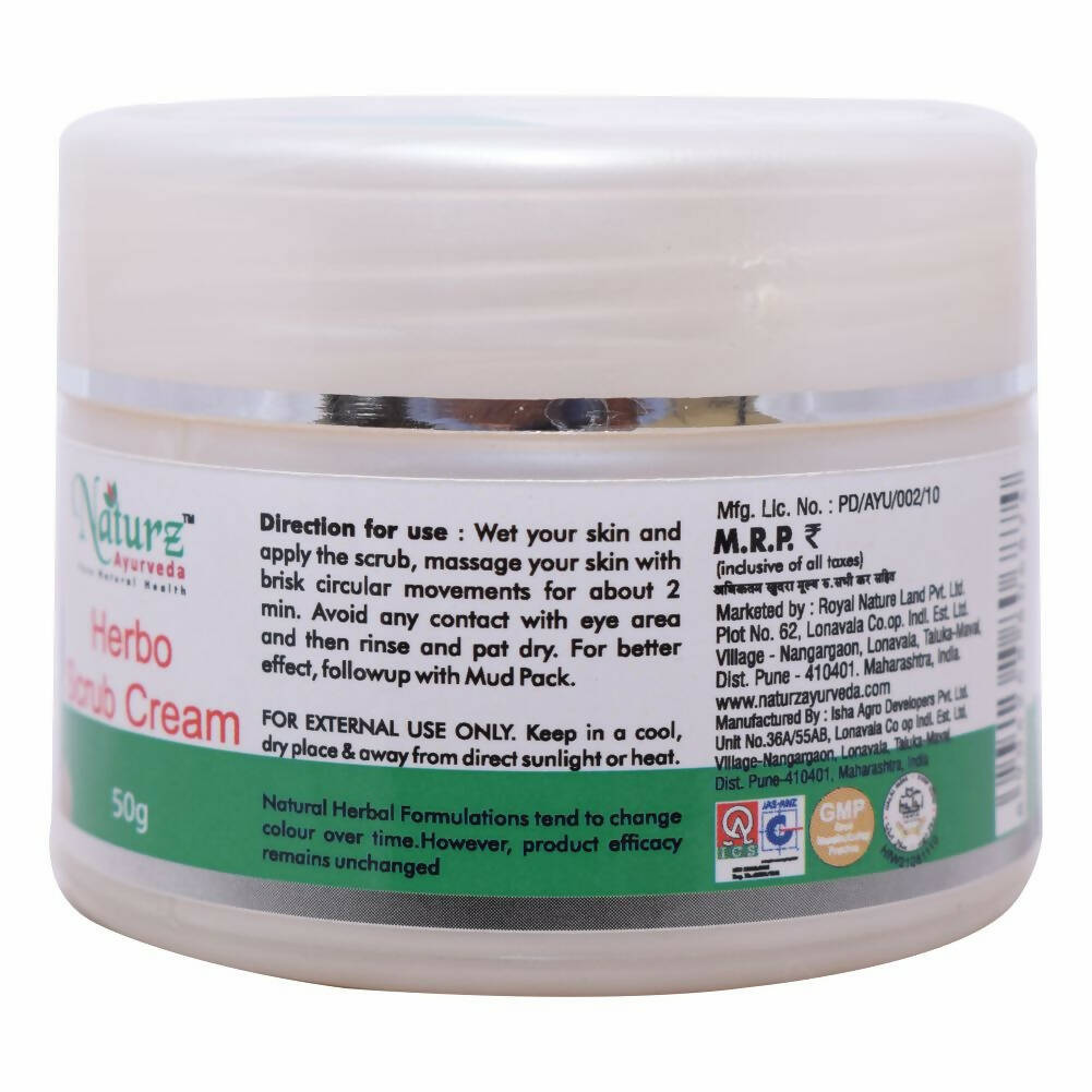 Naturz Ayurveda Herbo Scrub Cream | Grocsy