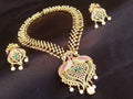 Multicolor AD Peacock Jewelry
