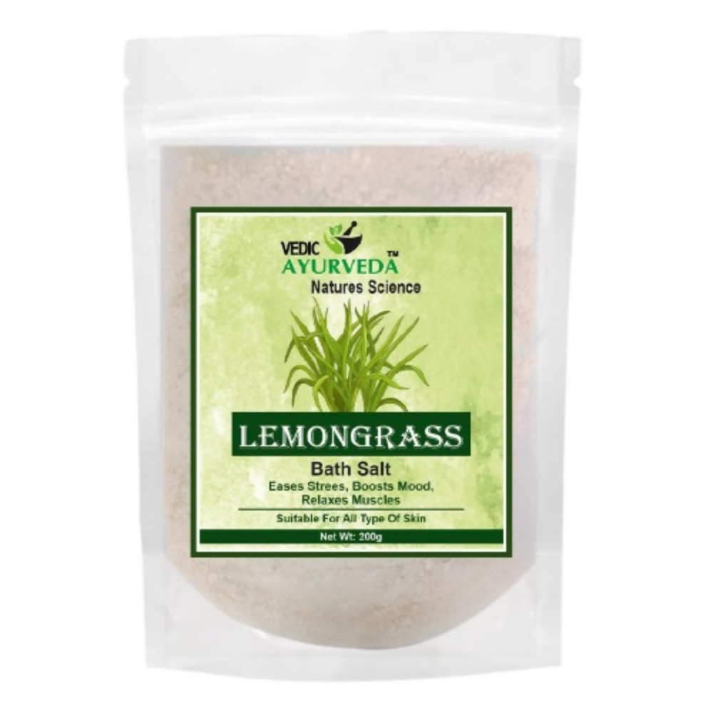 VedicAyurveda Lemongrass Bath Salt | Grocsy