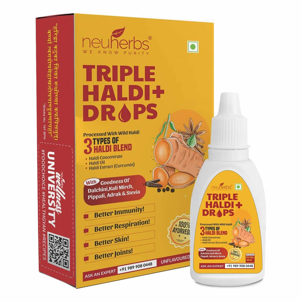 Neuherbs Triple Haldi Plus Drops | Grocsy