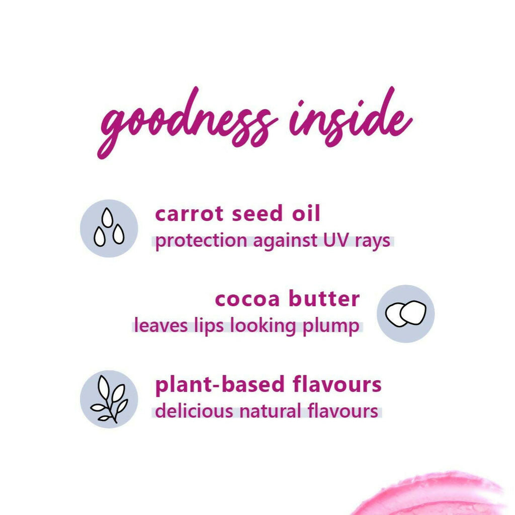 Plum Candy Melts Vegan Lip Balm Berry Feast For Dry & Chapped Lips, Natural SPF with Vitamin A | Grocsy