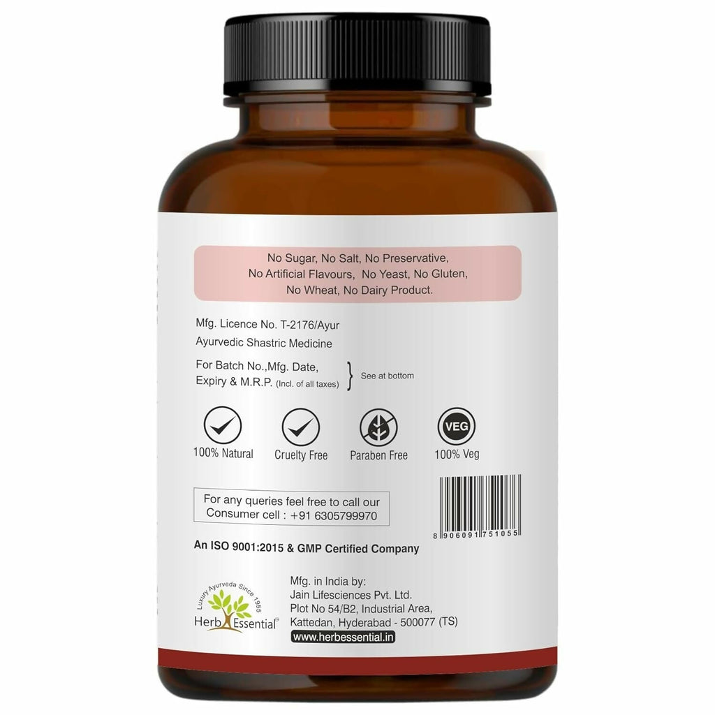 Herb Essential Haritaki Tablets – 500 mg | Grocsy