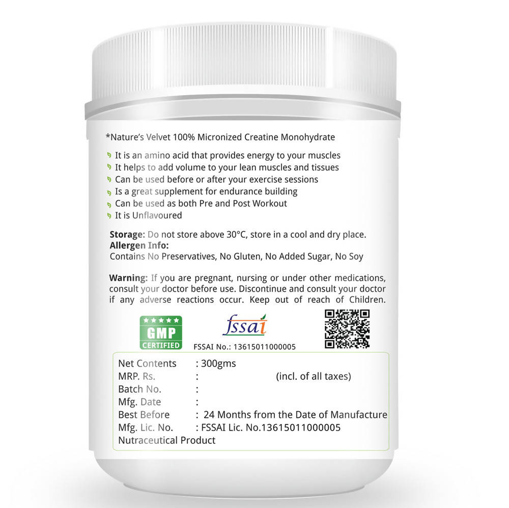 Nature's Velvet Creatine Powder | Grocsy