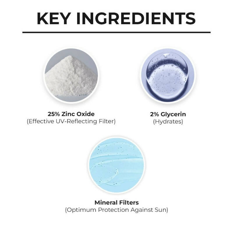 Dr. Sheth's Mineral Sunscreen SPF 50 PA+++, Ultra Lightweight & Non-sticky, For All Skin Types | Grocsy