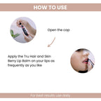 Tru Hair & Skin Berry Lip Balm With SPF 15 | Grocsy