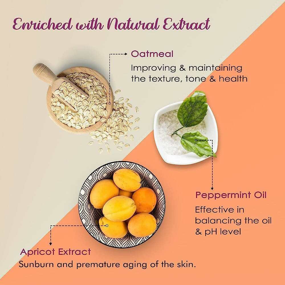 NutriGlow Skin Whitening Face Scrub | Grocsy