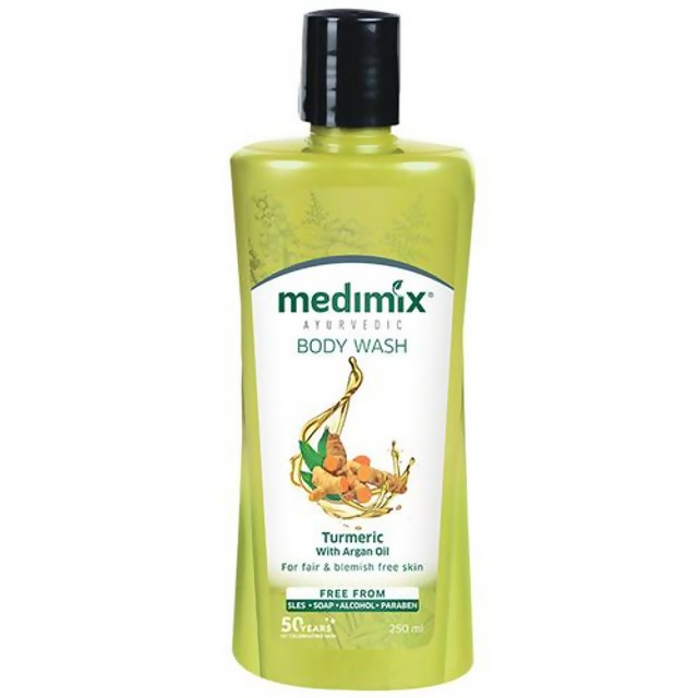 Medimix Ayurvedic Body Wash, Turmeric & Argan Oil, For Radiant, Blemish-Free & Nourished skin | Grocsy