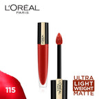 L'Oreal Paris Rouge Signature Matte Liquid Lipstick - 115 I Am Worth It | Grocsy
