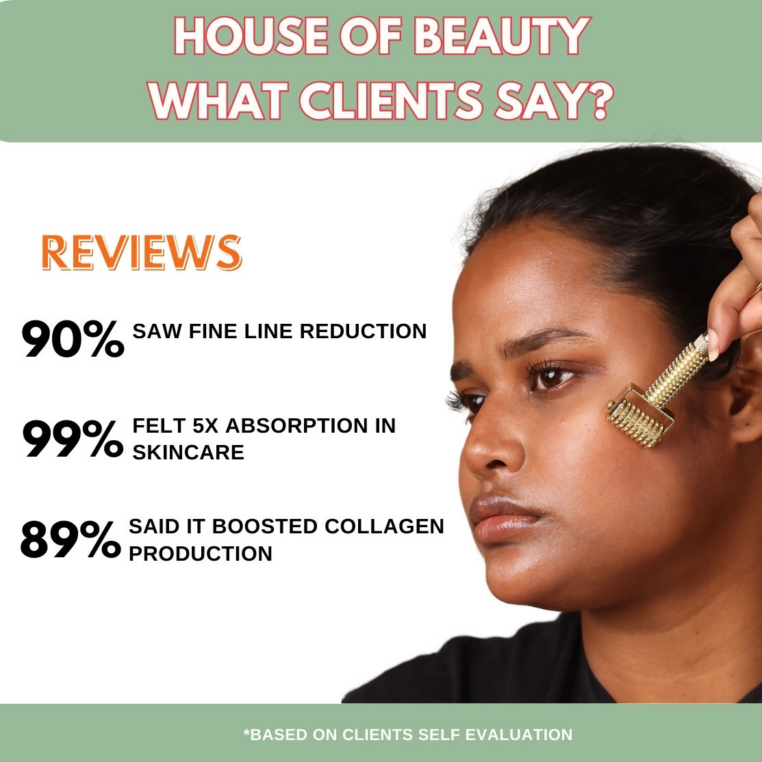 House of Beauty Gold Collagen Roller | Grocsy