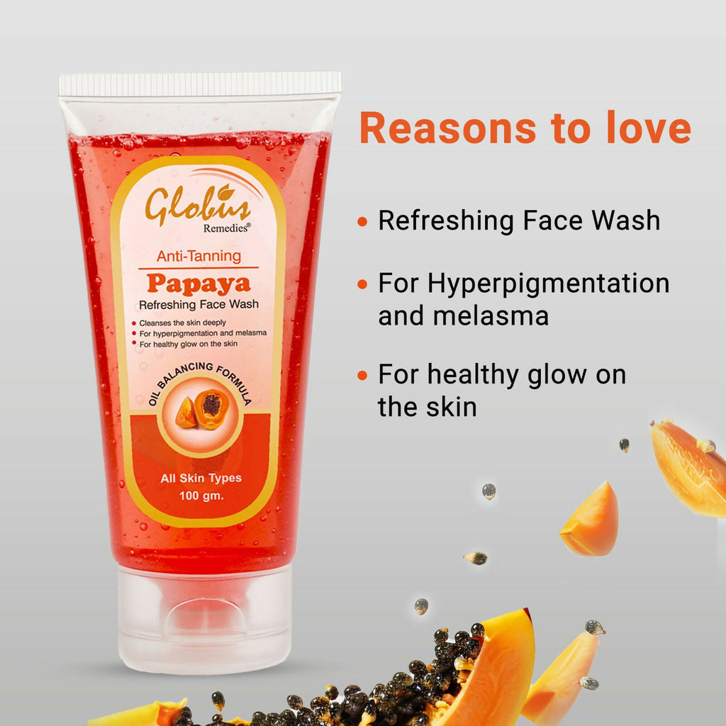Globus Remedies Papaya Face Wash | Grocsy