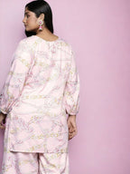 Ahalyaa Women's Traditional wear Tunic - Pink | Grocsy