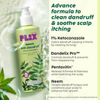 PLIX The Plant Fix Neem Anti-Dandruff Advanced Kit - Shampoo + Serum | Grocsy