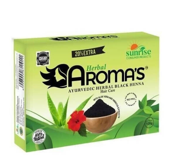 Herbal Aroma’s Ayurvedic Herbal Black Henna Hair Care | Grocsy