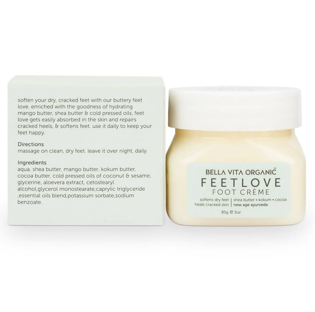 Bella Vita Organic Feet Love Foot Creme | Grocsy