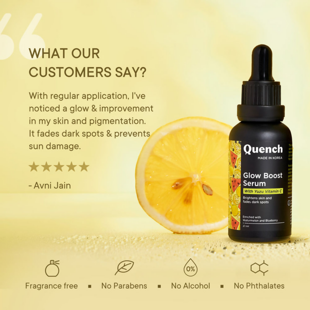 Quench 5% Ethyl Ascorbic Acid Vitamin C Glow Boost Serum | Grocsy