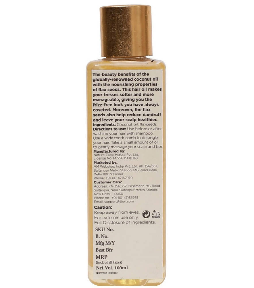 Tjori Anti- Dandruff Coconut And Flaxseed Oil | Grocsy