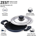 Vinod Zest Non Stick Appachetty with Lid | Grocsy