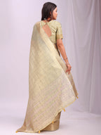 Shree Shyam Fashion Organza Gold Saree | Grocsy