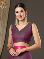 Saree Mall Woven Design Zari Festive Sarees | Grocsy