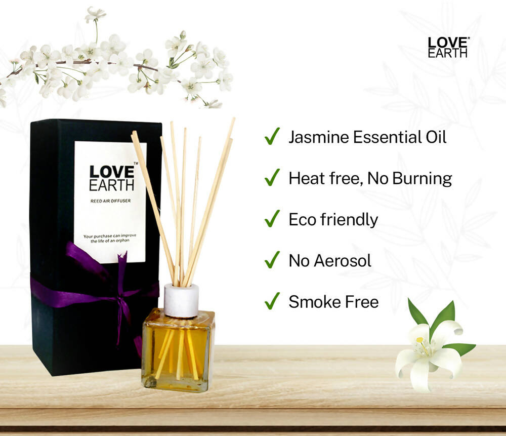 Love Earth Reed Diffuser- Jasmine | Grocsy