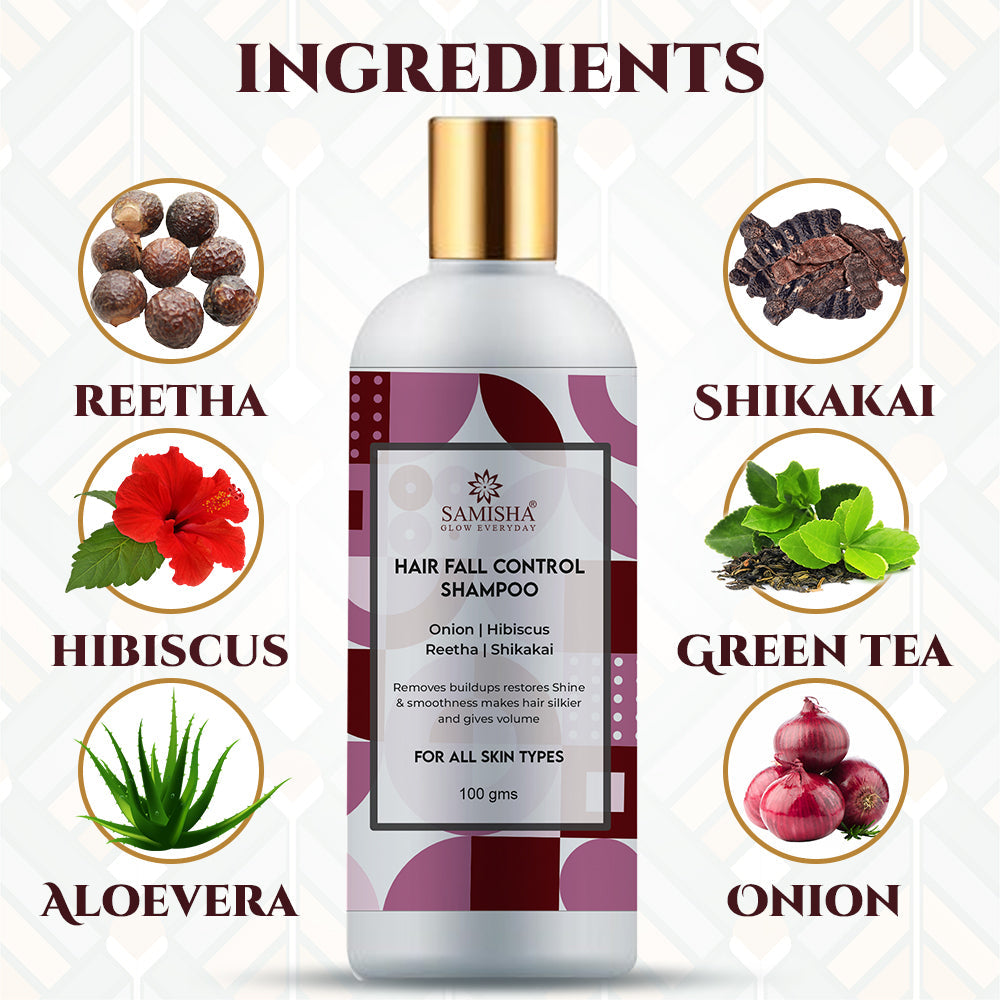 Samisha Red Onion Hair Shampoo | Grocsy