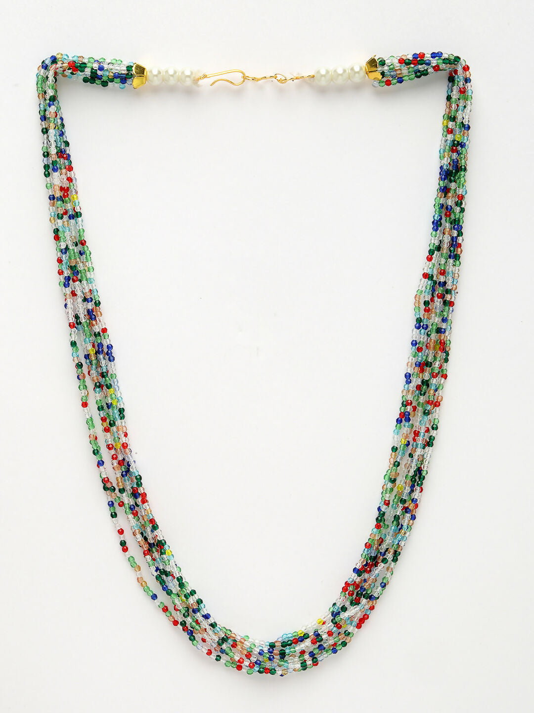 NVR Women's Multi-Coloured Handcrafted Necklace | Grocsy