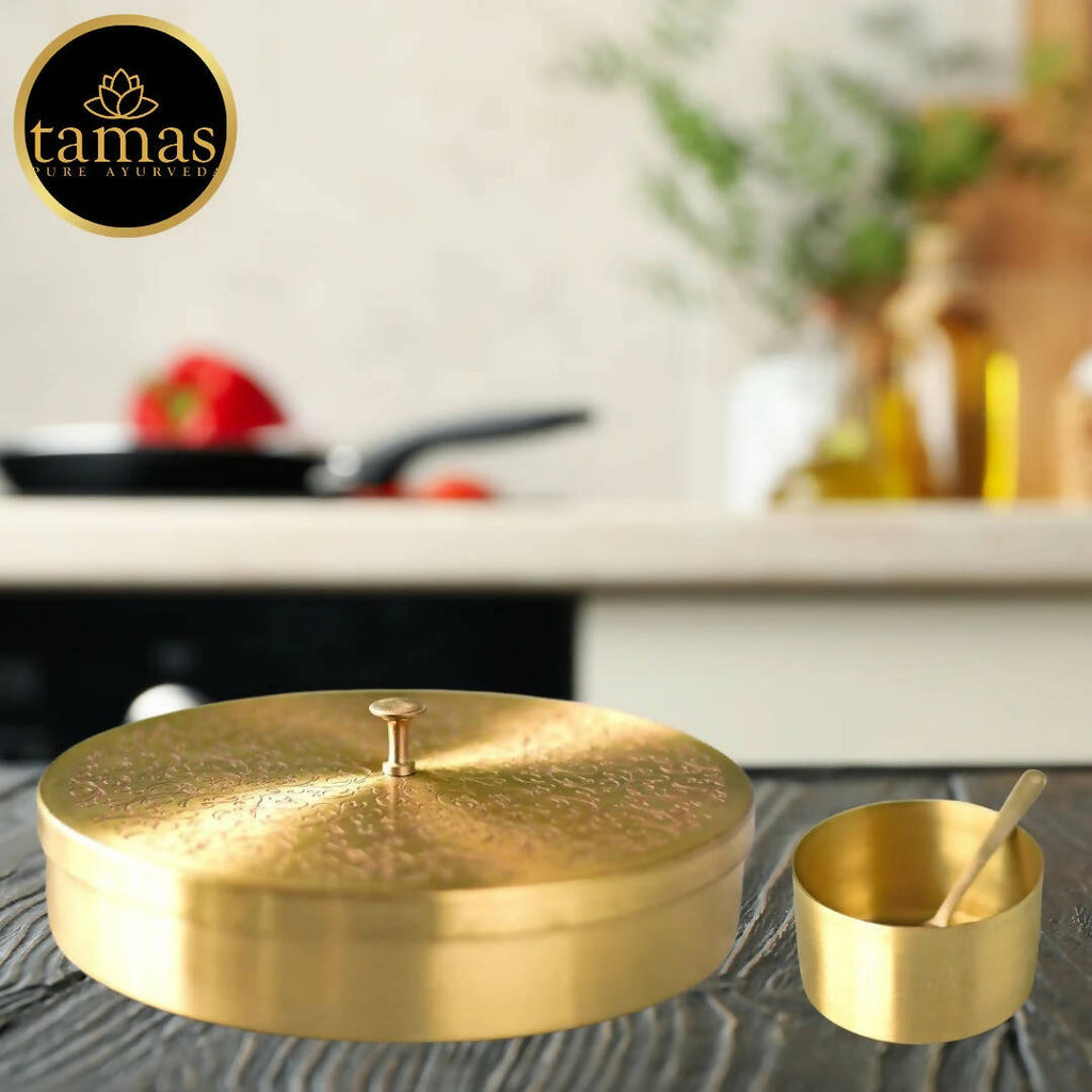 Tamas Brass Spice / Masala Box | Grocsy