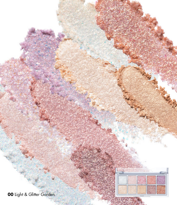Rom&nd Better Than Palette - 00 Light And Glitter Garden | Grocsy