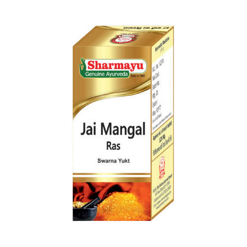 Sharmayu Ayurveda Jai Mangal Ras (Swarna Yukt) Tablets | Grocsy