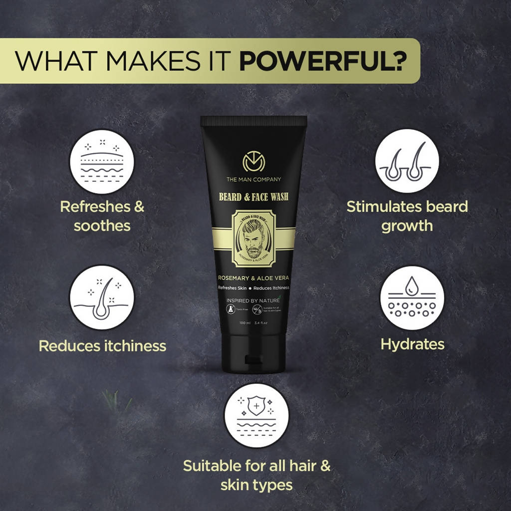 The Man Company Beard & Face Wash | Grocsy