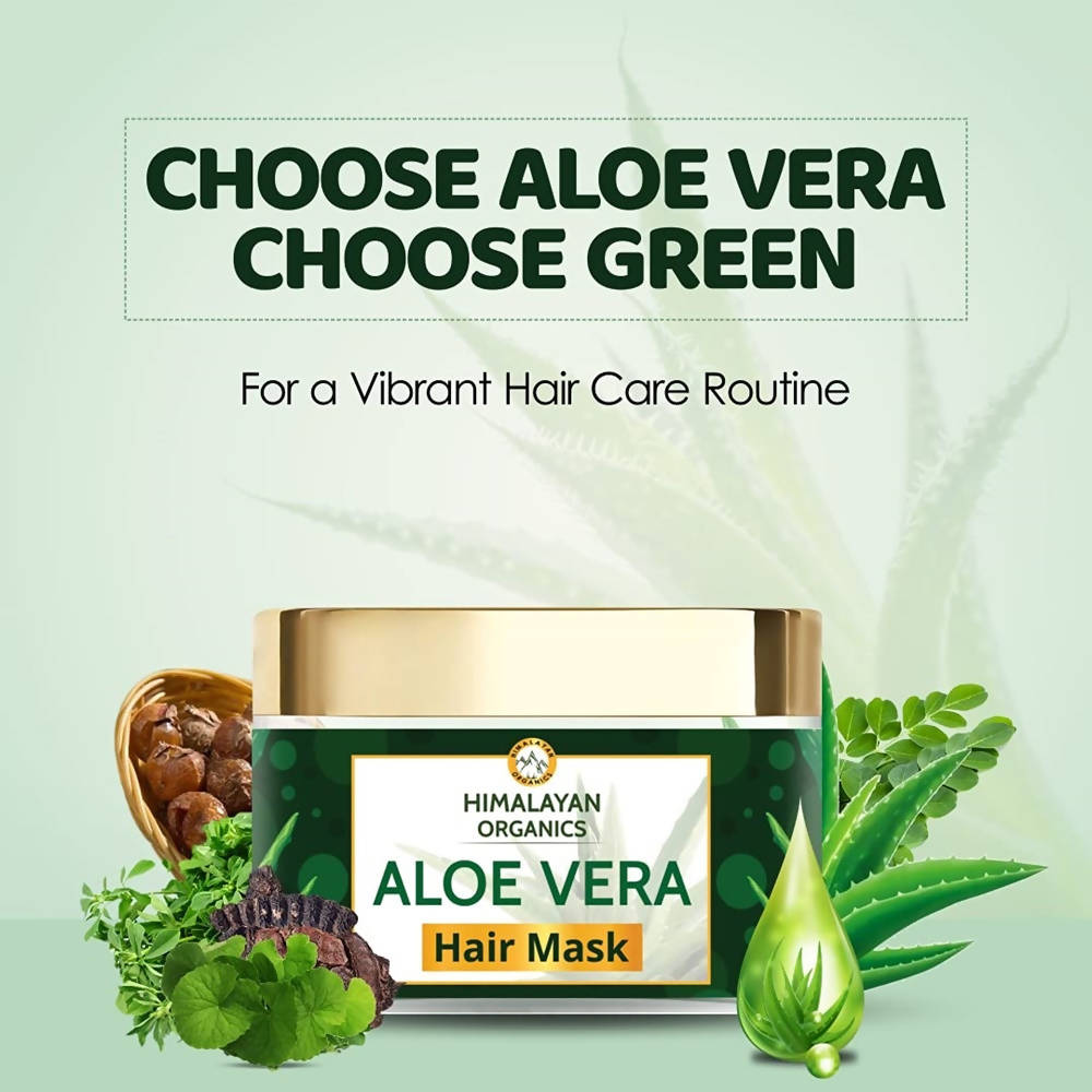 Himalayan Organics Aloe Vera Hair Mask | Grocsy