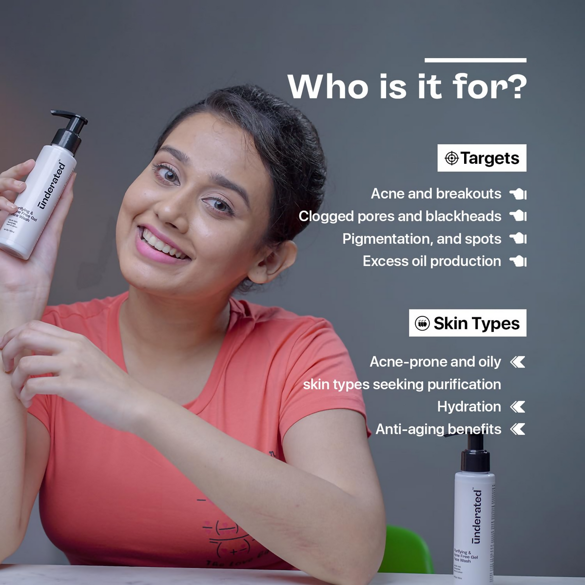 Underated Purifying and Acne Free Gel Face Wash | Grocsy