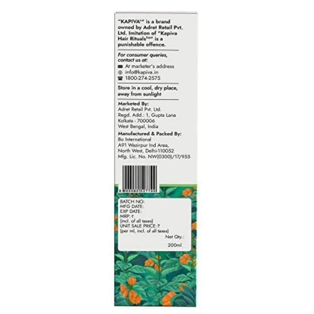 Kapiva Ayurveda Hair Rituals Tulsi Anti Hairfall Oil | Grocsy