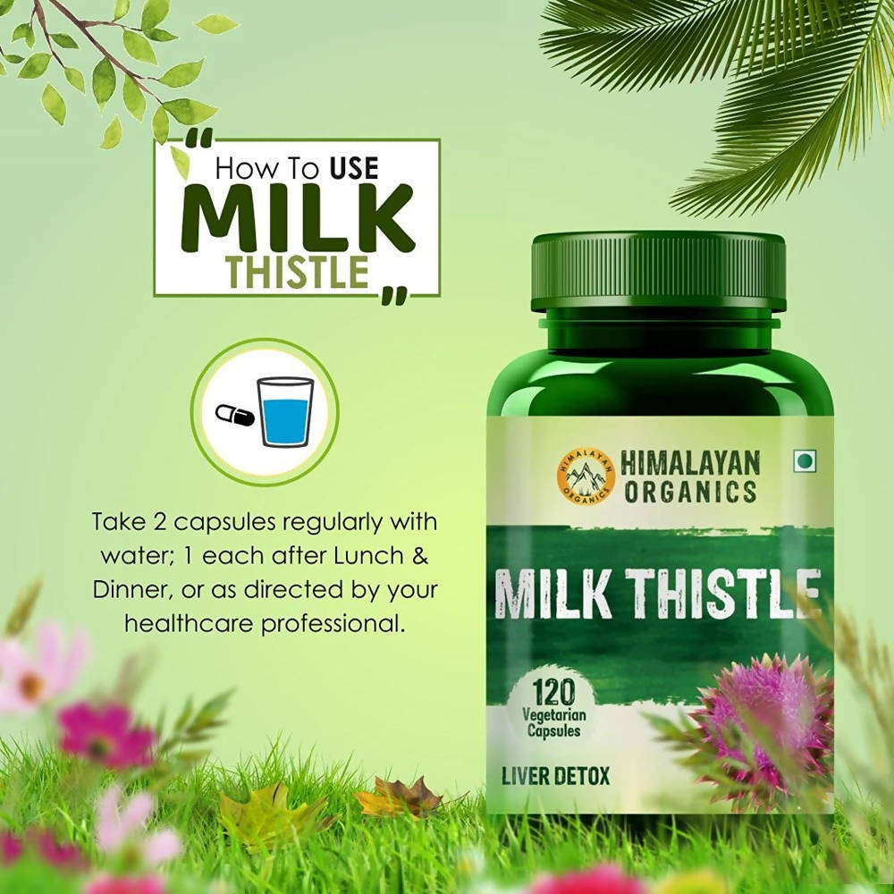 Himalayan Organics Milk Thistle Capsules | Grocsy