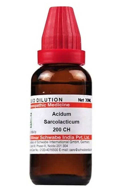 Dr. Willmar Schwabe India Acidum Sarcolacticum Dilution | Grocsy