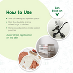 Mother Sparsh Baby Mosquito Repellent Patches Waterproof | Grocsy