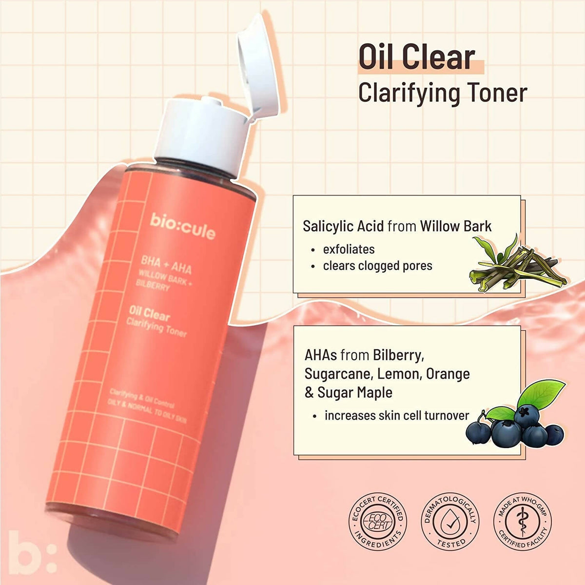 Biocule Oil Clear Clarifying Toner | Grocsy