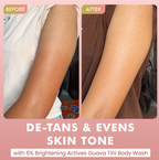 mCaffeine Brighten, De-Tan & Acne-Free Body Wash | Grocsy