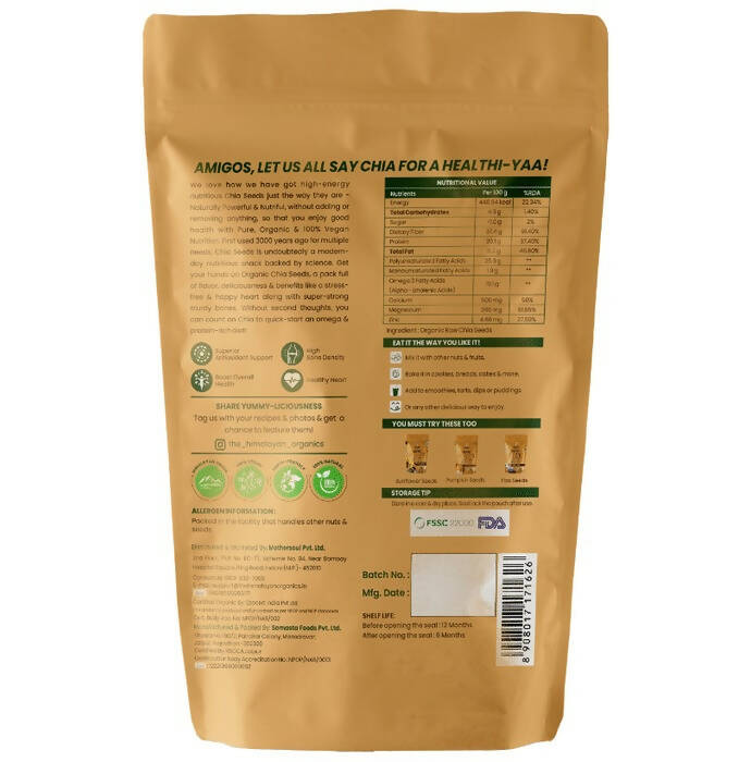 Himalayan Organics Chia Seeds | Grocsy