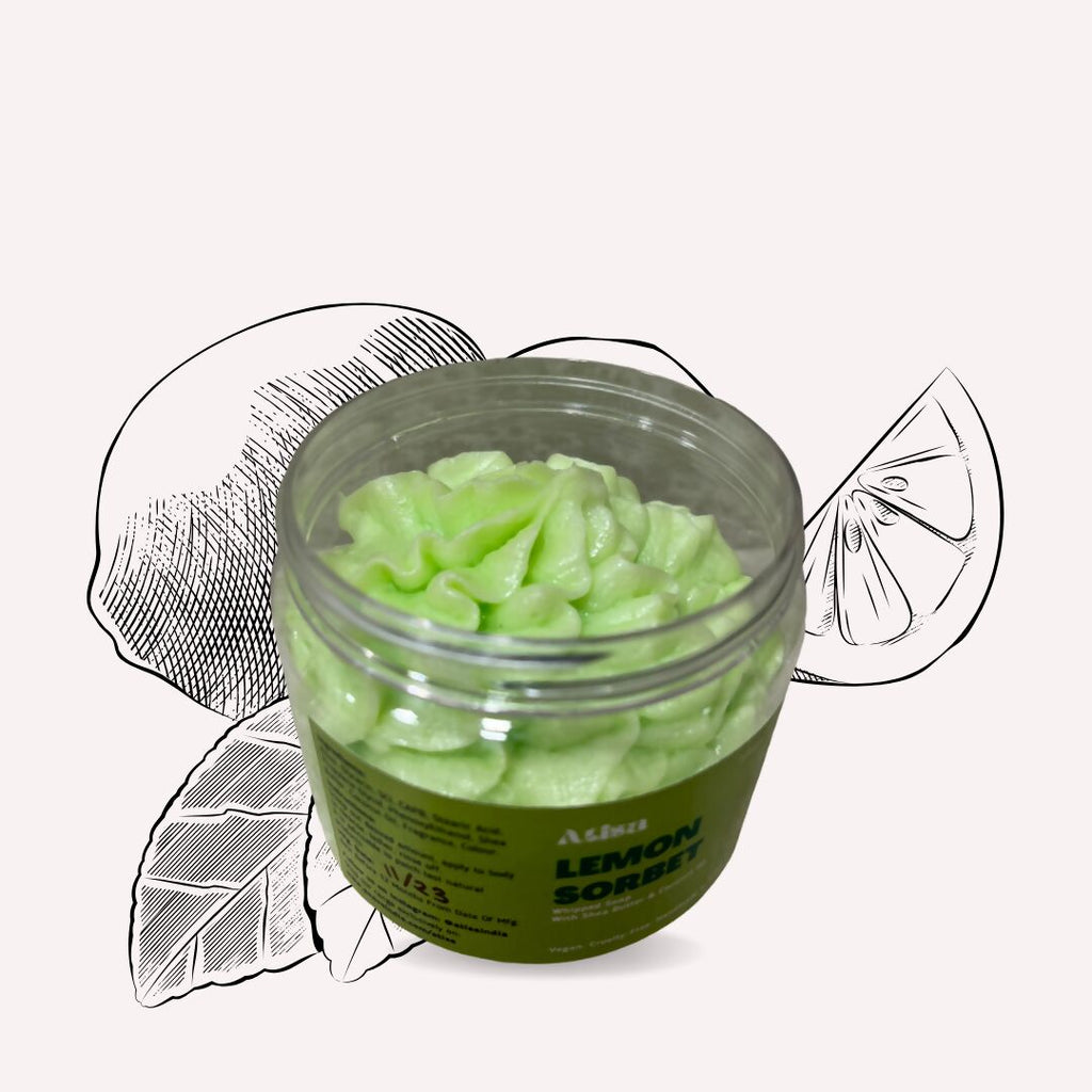 Atisa Lemon Sorbet Whipped Soap | Grocsy