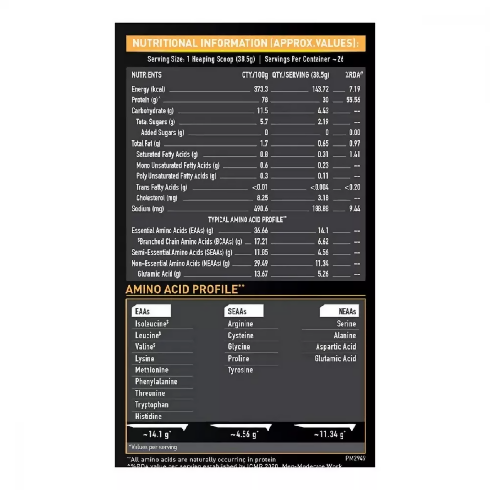 MuscleBlaze Whey Gold Richmilk Chocolate | Grocsy