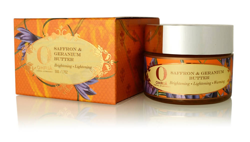 Ohria Ayurveda Saffron & Geranium Butter | Grocsy